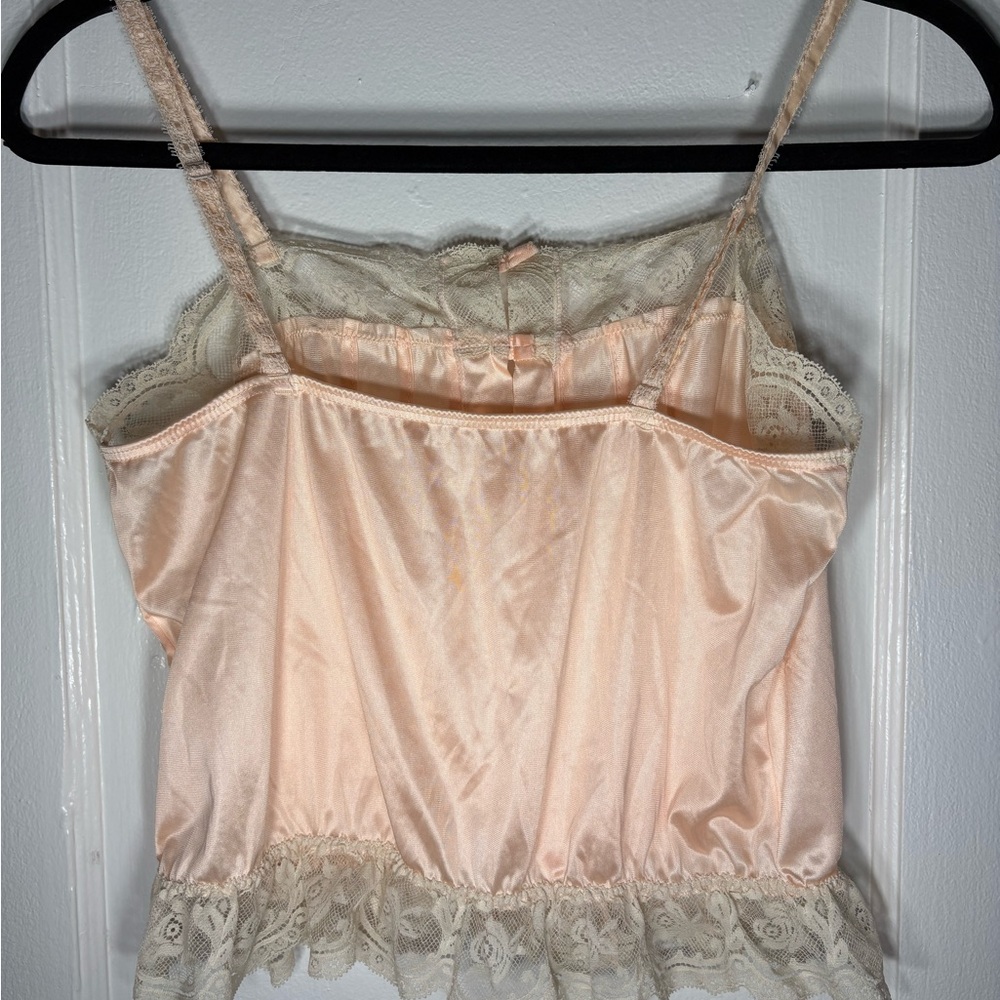 Kayser Peach Lace-Trim Cami Romper for Women - Picture 3 of 10